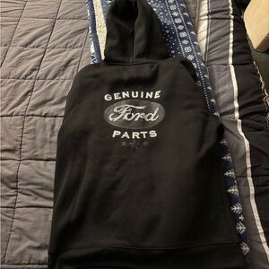 Ford Black Hoodie with White Logo